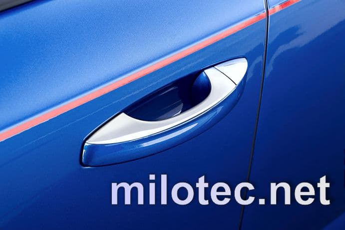 347301 Накладки дверных ручек под хром