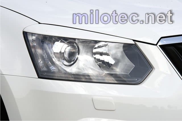 86904 Накладки фар чёрные