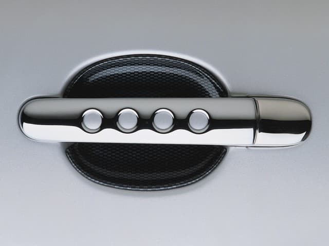 2710100 Накладки дверных ручек под хром с отверстиями