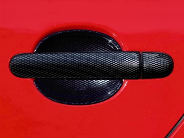 1720600 Накладки дверних ручок під карбон