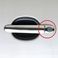 Cover plates for the lock cylinder with 1 key hole thumbnail 1