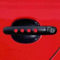 Накладки дверних ручок під карбон з отворами thumbnail 1