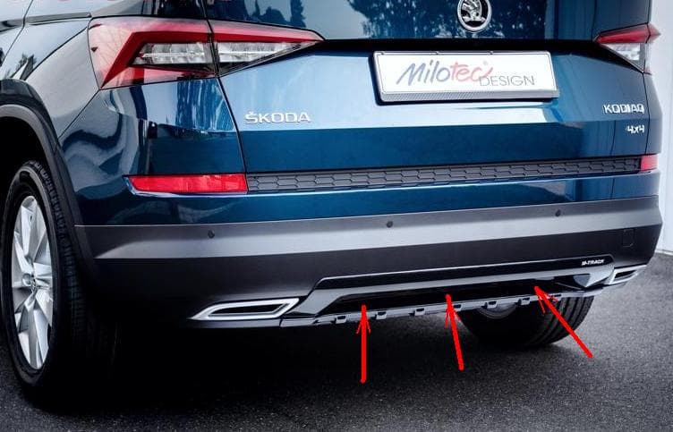 96204 Накладка заднего бампера