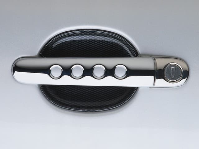 2730102 Накладки дверных ручек под хром с отверстиями