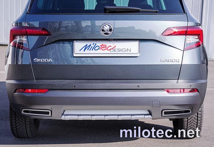 284115 Накладка заднего бампера