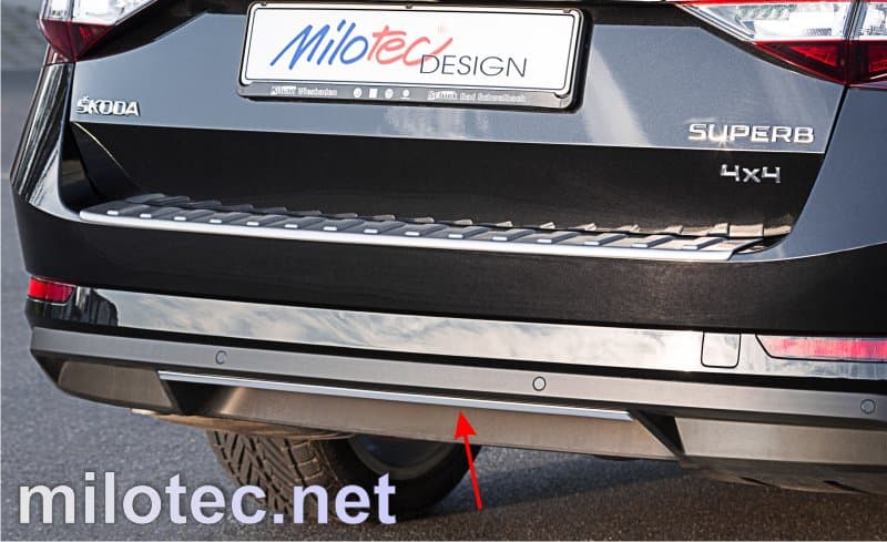 345722 Trim for rear bumper